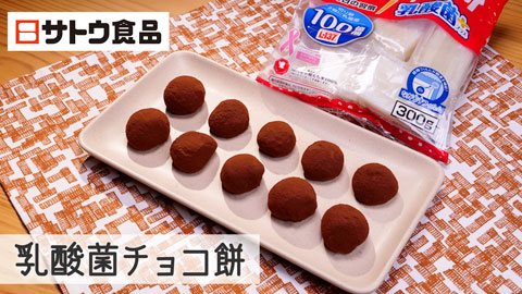 【サトウ食品株式会社】乳酸菌チョコ餅